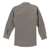 Red Kap Men's Grey Long Sleeve Industrial Work Shirt