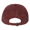 Sportsman Maroon Slub Fabric Dad Cap