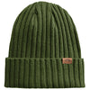 Spacecraft Olive Square Knot Beanie