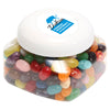 The 1919 Candy Company White Jelly Bellys in Large Snack Canister