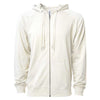 Independent Trading Co. Unisex Bone Icon Lightweight Loopback Terry Zip Hood