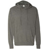 Independent Trading Co. Unisex Gunmetal Heather Lightweight Hooded Pullover T-Shirt
