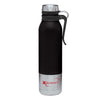 Perfect Line Black 25 oz Clip-On Stainless Steel Bottle