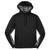 Sport-Tek Men's Black/ Dark Smoke Grey Sport-Wick CamoHex Fleece Colorblock Hooded Pullover