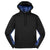 Sport-Tek Men's Black/ True Royal Sport-Wick CamoHex Fleece Colorblock Hooded Pullover