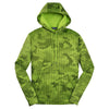 Sport-Tek Men's Lime Shock Sport-Wick CamoHex Fleece Hooded Pullover