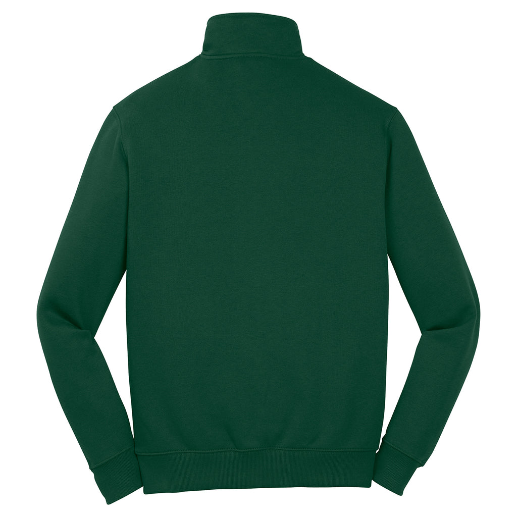 Sport-Tek Men's Forest Green 1/4-Zip Sweatshirt