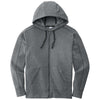 Sport-Tek Men's Dark Grey Heather PosiCharge Tri-Blend Wicking Fleece Full-Zip Jacket