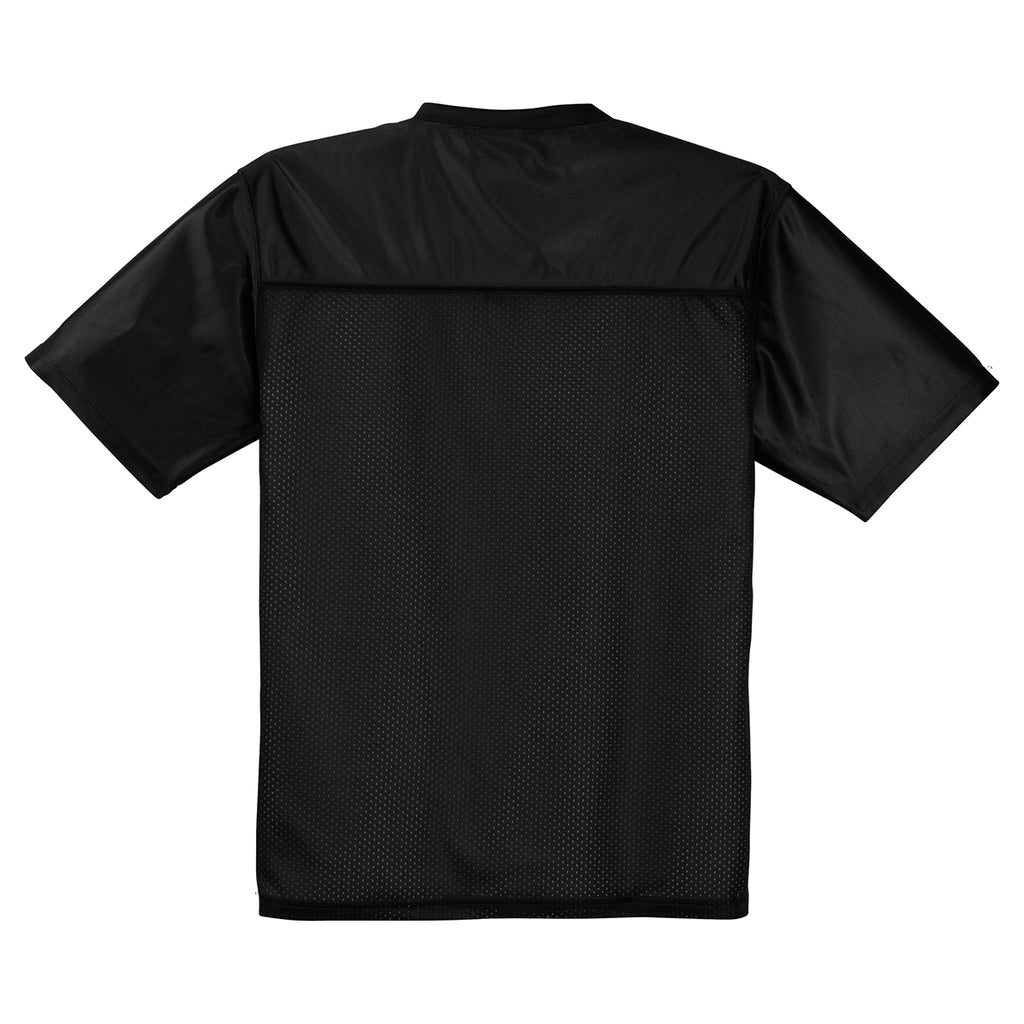 Sport-Tek Men's Black PosiCharge Replica Jersey