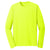 Sport-Tek Men's Neon Yellow PosiCharge RacerMesh Long Sleeve Tee