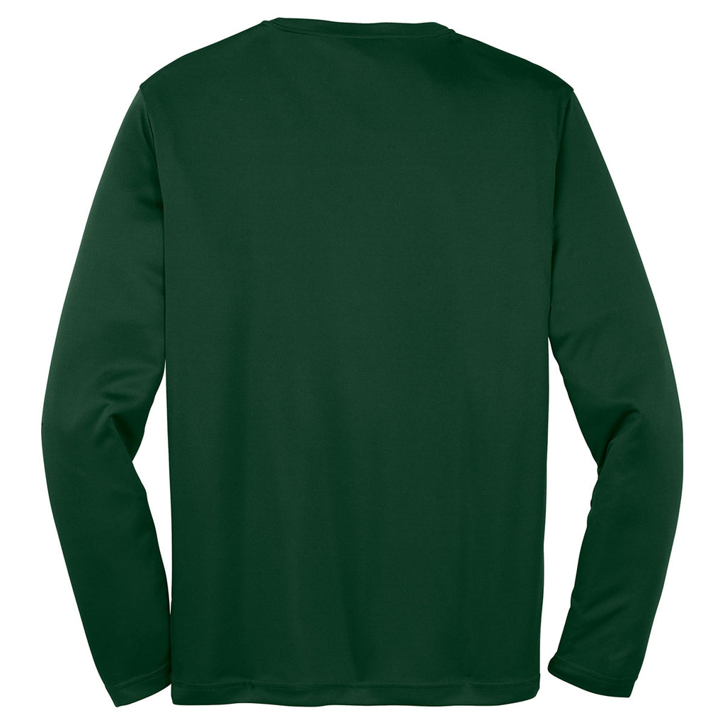 Sport-Tek Men's Forest Green Long Sleeve PosiCharge Competitor Tee