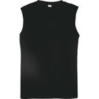 BAW Men's Black Compression Cool Tek Sleeveless Shirt