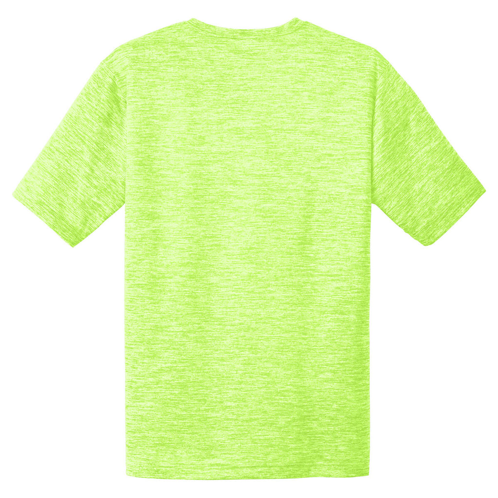 Sport-Tek Men's Lime Shock Electric PosiCharge Electric Heather Tee