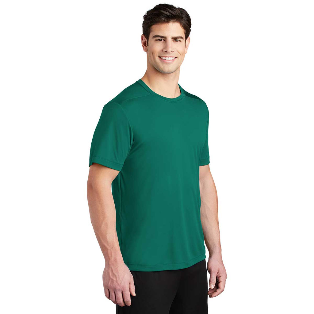 Sport-Tek Men's Marine Green Posi-UV Pro Tee
