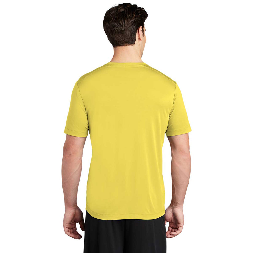 Sport-Tek Men's Yellow Posi-UV Pro Tee