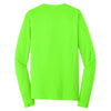 Sport-Tek Men's Neon Green Long Sleeve PosiCharge Competitor Cotton Touch Tee