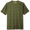 Sport-Tek Men's Olive Drab Green PosiCharge Digi Camo Short Sleeve Tee