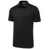 Sport-Tek Men's Black Posi-UV Pro Polo