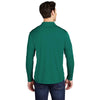 Sport-Tek Men's Marine Green Posi-UV Pro Long Sleeve Polo