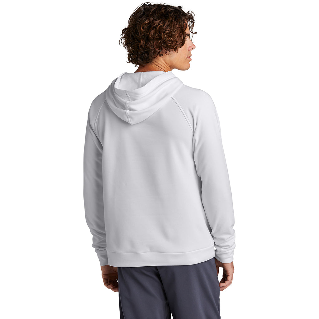 Sport-Tek Men's White Re-Compete Fleece Pullover Hoodie