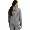 Sport-Tek Men's Charcoal Grey Heather Sport-Wick Stretch 1/2-Zip Hoodie