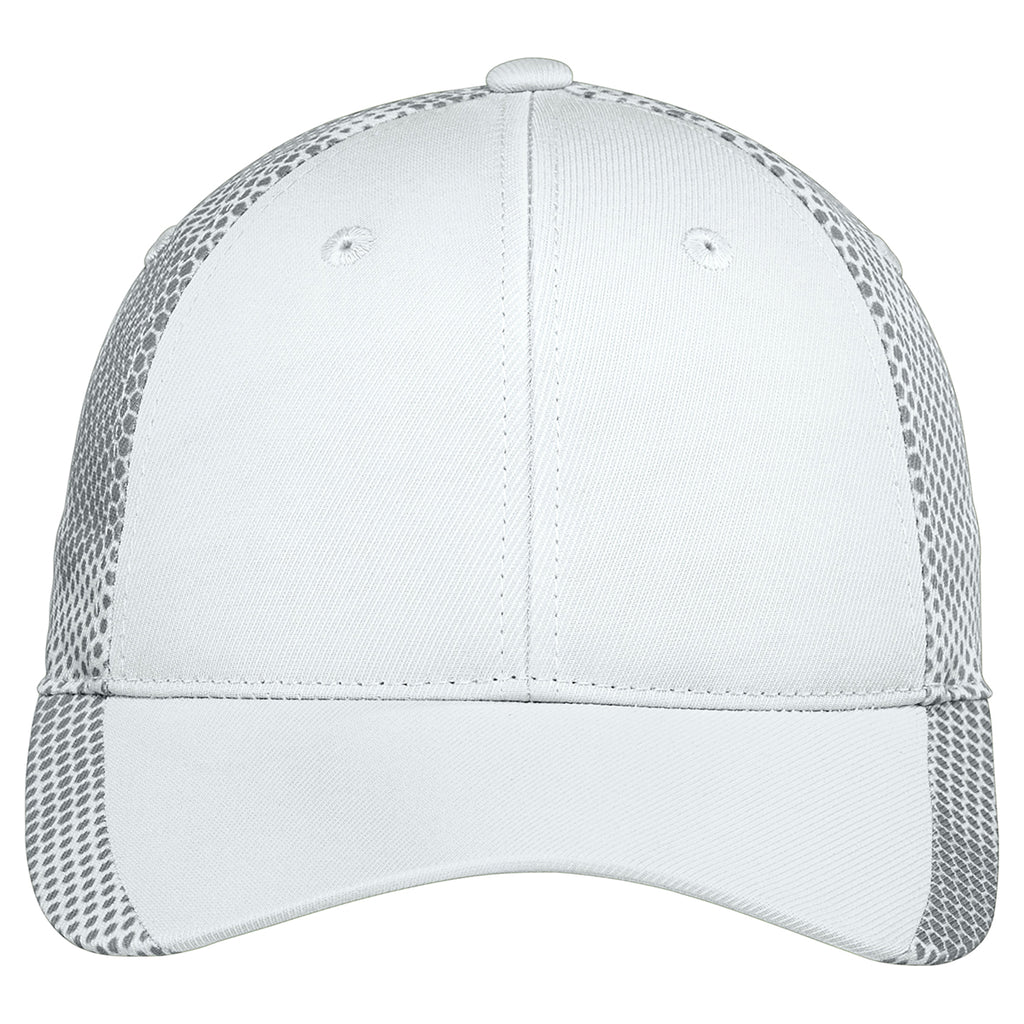 Sport-Tek CamoHex White Cap