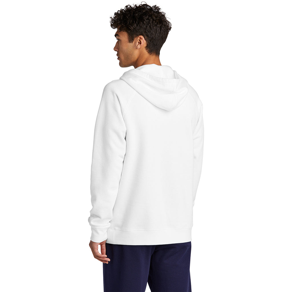 Sport-Tek Men's White Drive Fleece Pullover Hoodie