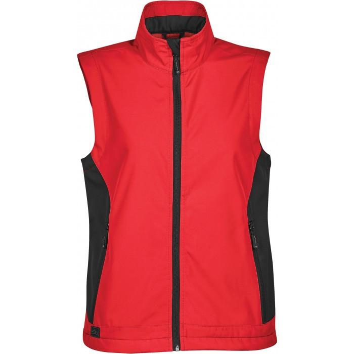 Stormtech Women's True Red/Black Pulse Softshell Vest