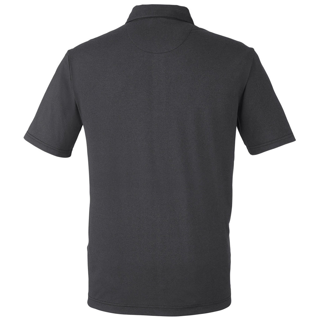 Swannies Golf Men's Black Heather James Polo
