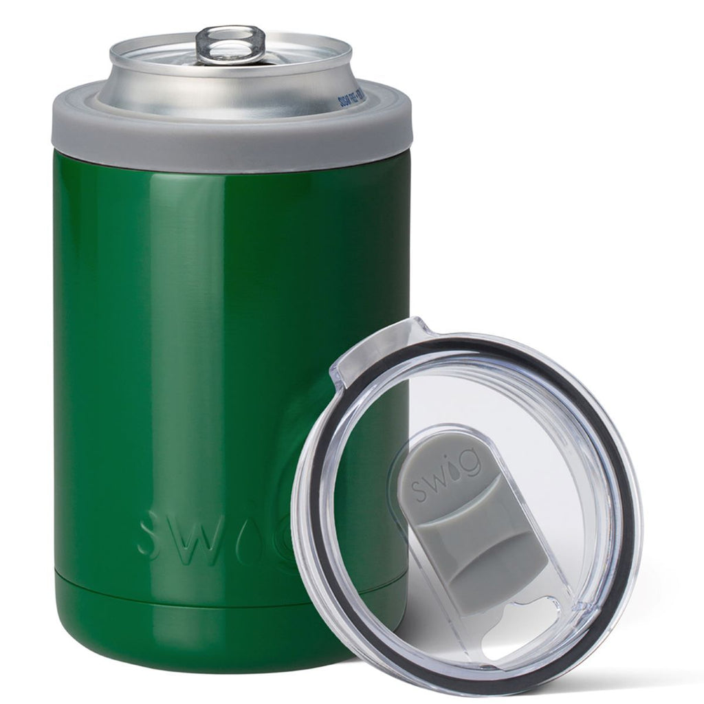 Swig Green 12 oz Combo Can Cooler