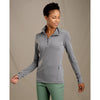 Toad & Co. Women's Charcoal Heather Debug Swifty Breather Quarter Zip