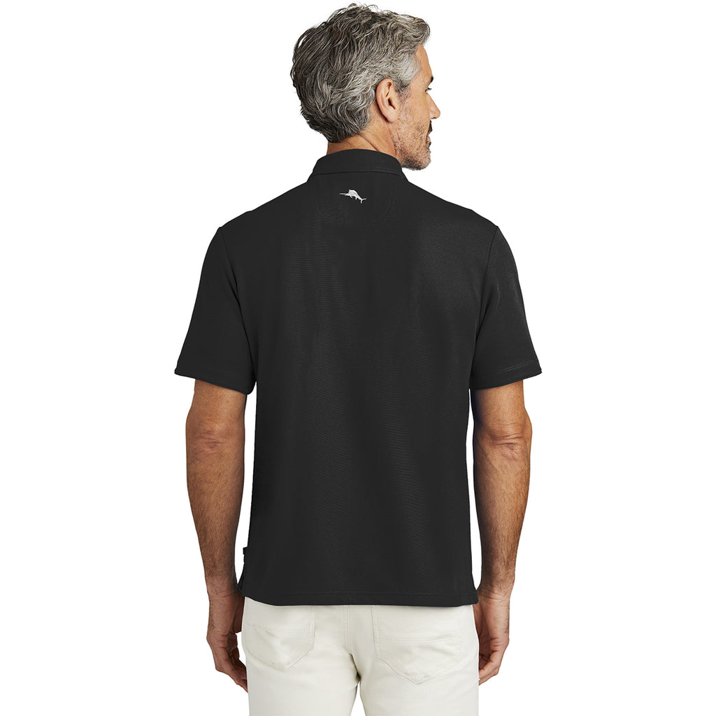 Tommy Bahama Men's Black 5 O'Clock Polo