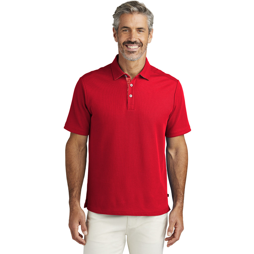 Tommy Bahama Men's Poinsettia Red 5 O'Clock Polo