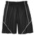Sport-Tek Men's Black PosiCharge Mesh Reversible Spliced Short