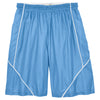 Sport-Tek Men's Carolina Blue PosiCharge Mesh Reversible Spliced Short