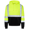 ML Kishigo Men's Lime Hi-Vis Hooded Sweatshirt