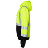 ML Kishigo Men's Lime Hi-Vis Hooded Sweatshirt