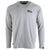 Timberland Men's Medium Grey Heather Core Reflective Pro Logo Long Sleeve T-Shirt