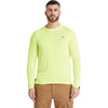 Timberland Men's Pro Bright Yellow Wicking Good Sport Long-Sleeve T-Shirt