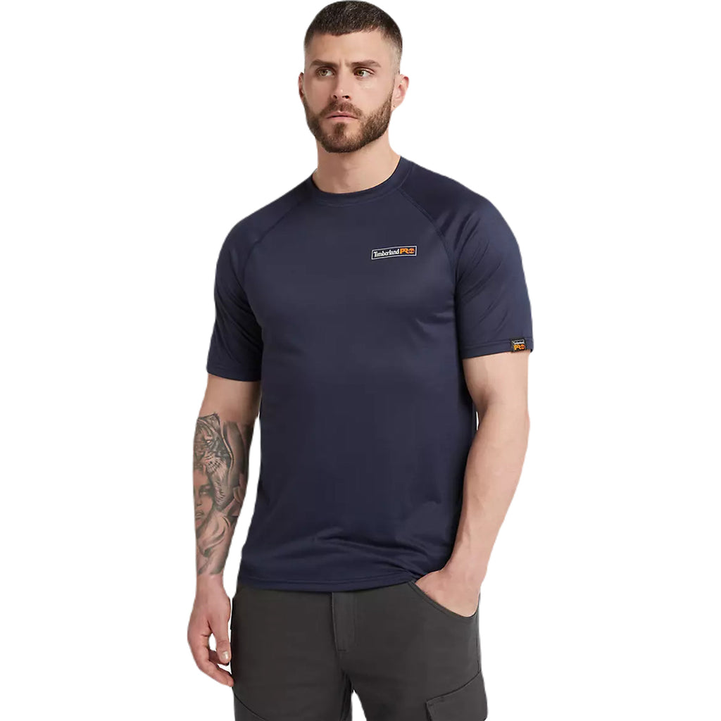 Timberland Men's Navy Wicking Good T-Shirt