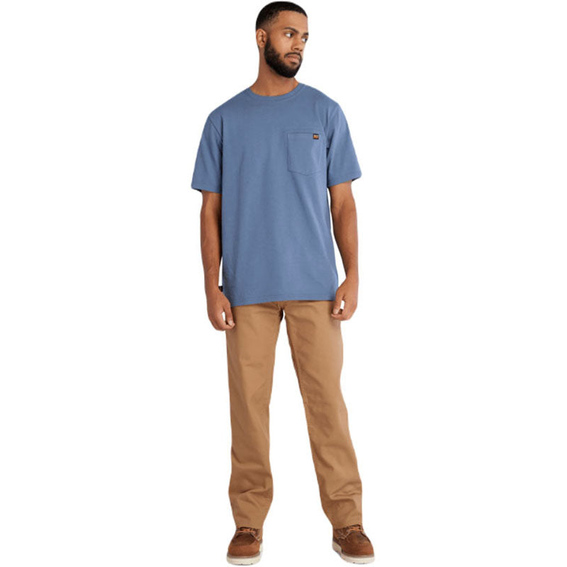 Timberland Men's Vintage Indigo Core Pocket Short Sleeve T-Shirt