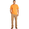 Timberland Men's PRO Orange Core Pocket Short Sleeve T-Shirt