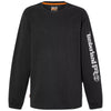 Timberland Men's Black Core Logo Long-Sleeve T-Shirt