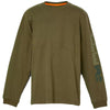 Timberland Men's Olive Night Core Logo Long-Sleeve T-Shirt