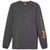 Timberland Men's Deepest Grey Heather Core Logo Long-Sleeve T-Shirt
