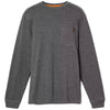 Timberland Men's Deep Grey Heather Core Pocket Long-Sleeve T-Shirt
