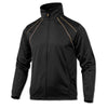 BAW Men's Black/Gold Dual Line Tricot Jacket
