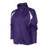 BAW Women's Purple/White Colorblock Tricot Jacket
