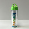 Tervis 24oz Water Bottle with Lime Green Lid