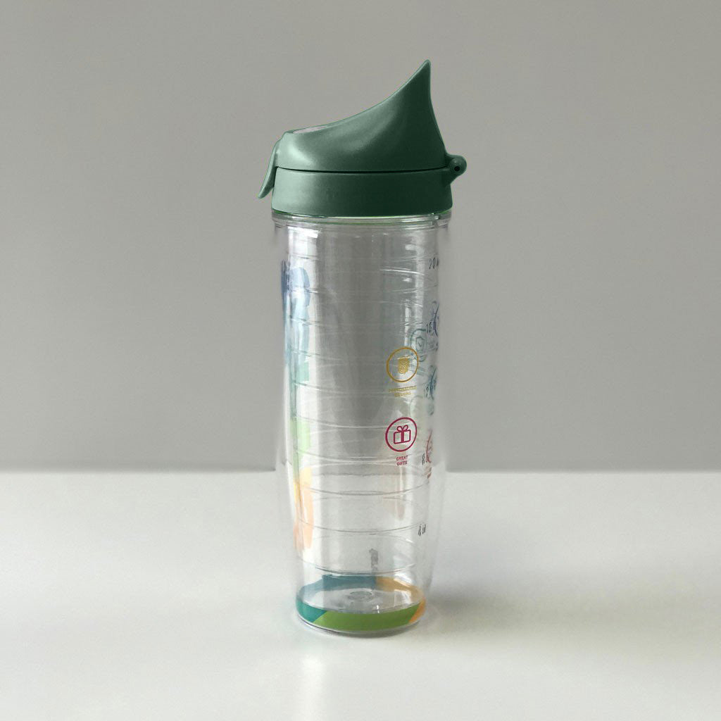 Tervis 24oz Water Bottle with Hunter Green Lid